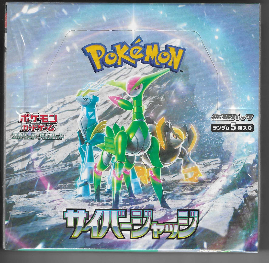 Pokémon trading card game packaging with Pokémon characters on a snowy mountain background