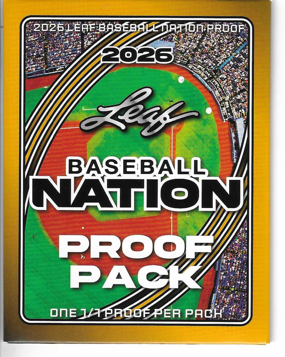 2026 Leaf Baseball Nation 1/1 Proof Pack