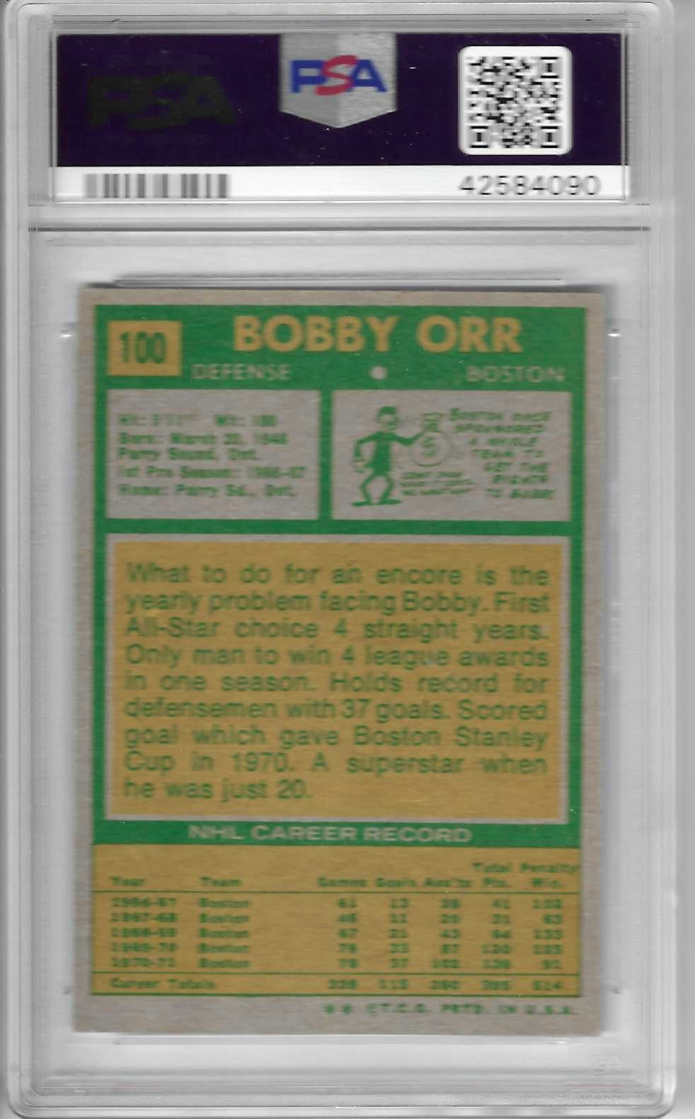 1971 Topps Bobby Orr