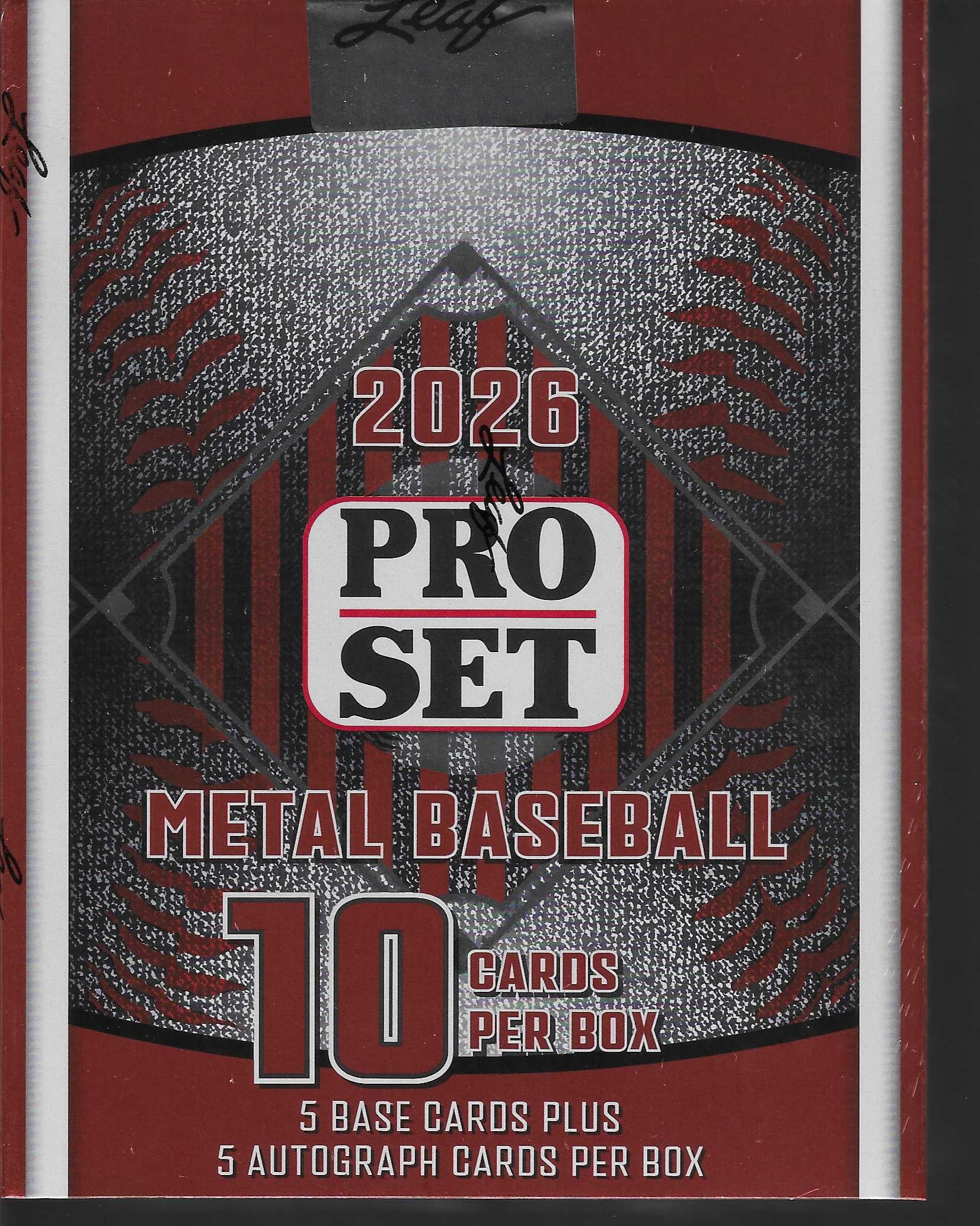 2026 Leaf Pro Set Hobby Box - Factory Sealed