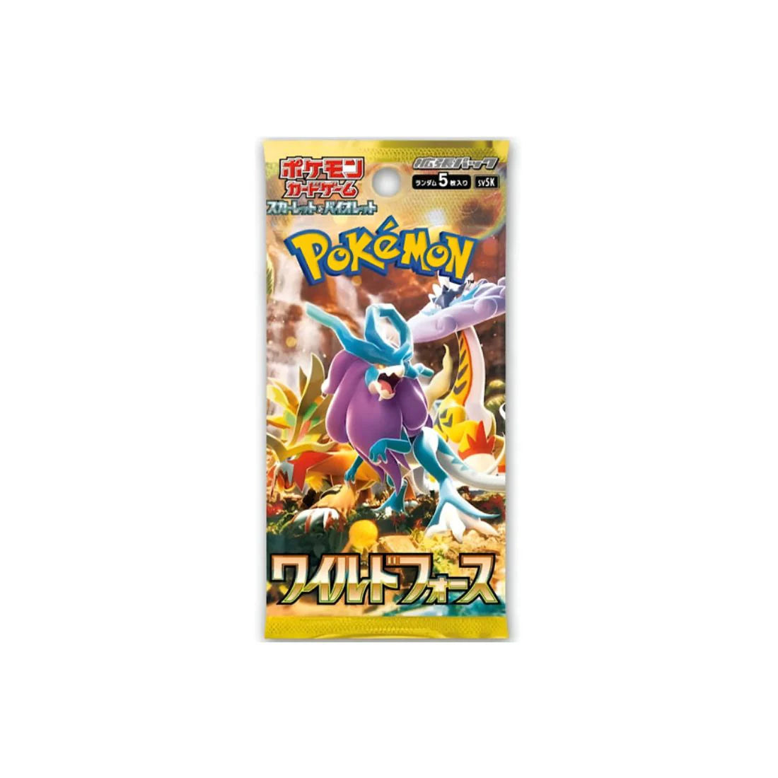 Pokemon Wild Force Japanese Booster Box (Sv5K)