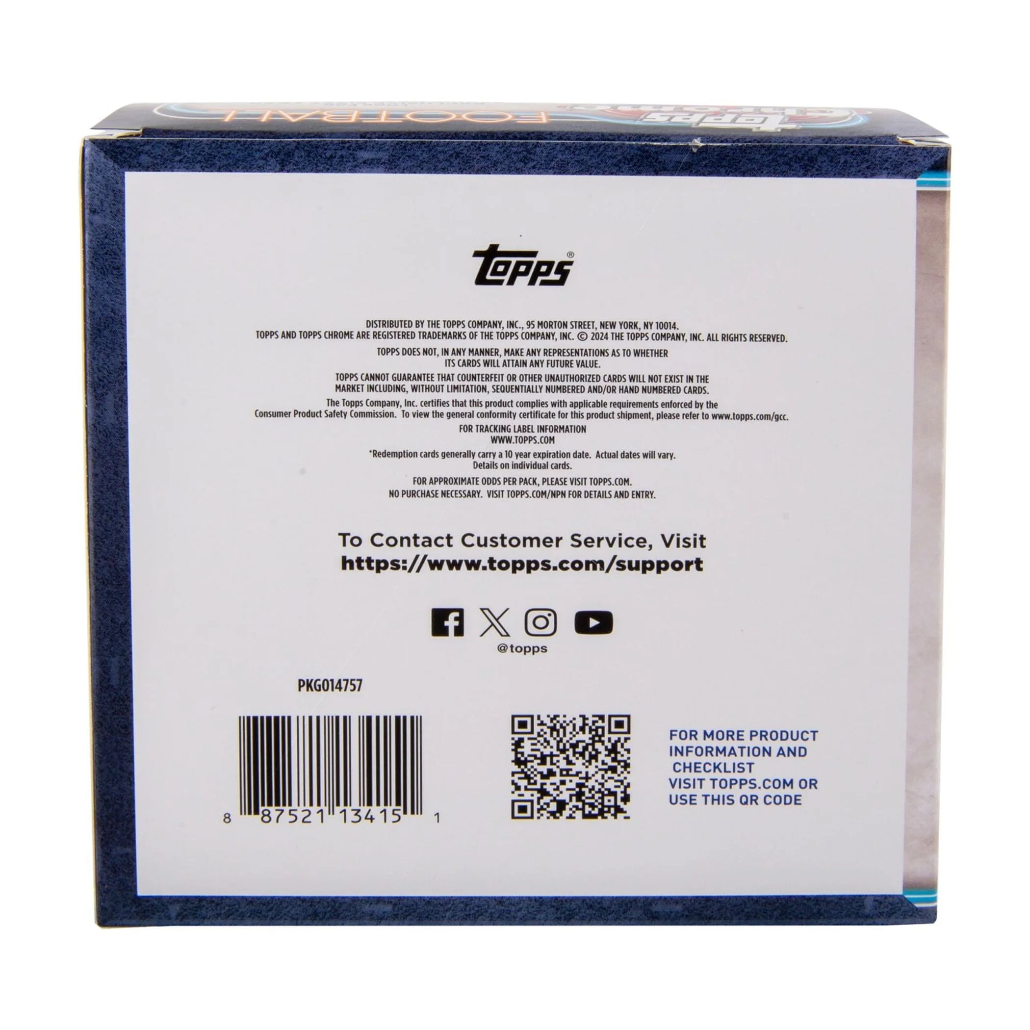 2024 Chrome Football Trading Cards Mega Box