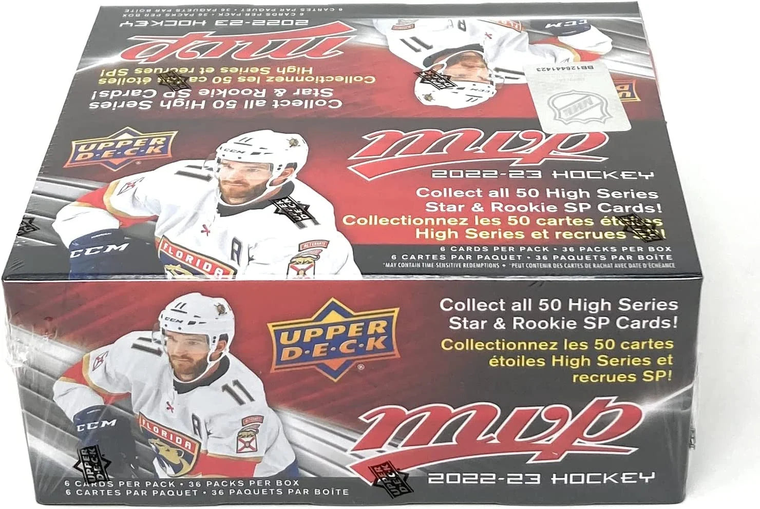 NHL 2022-23 MVP Hockey Trading Card RETAIL Box (36 Packs)