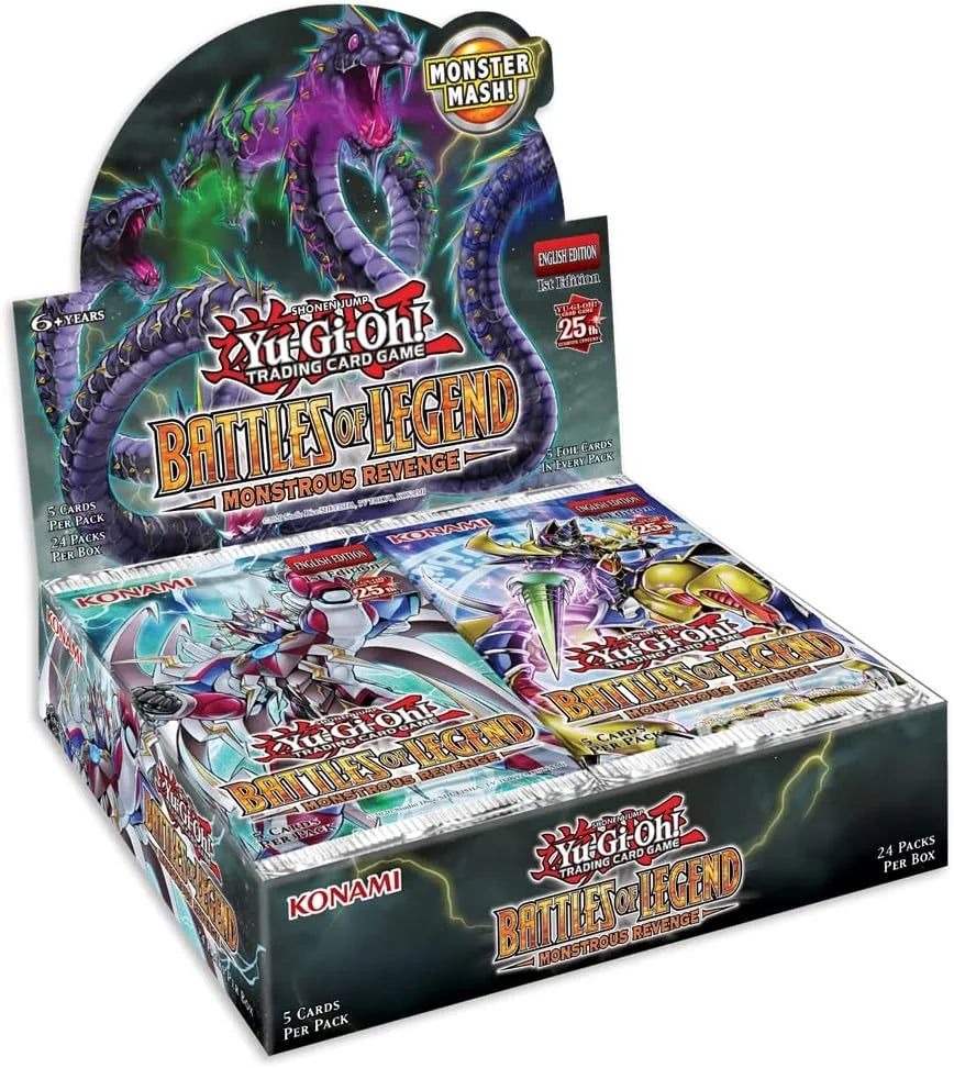 Yugioh Battles of Legend Monstrous Revenge Booster Box (24 Packs)