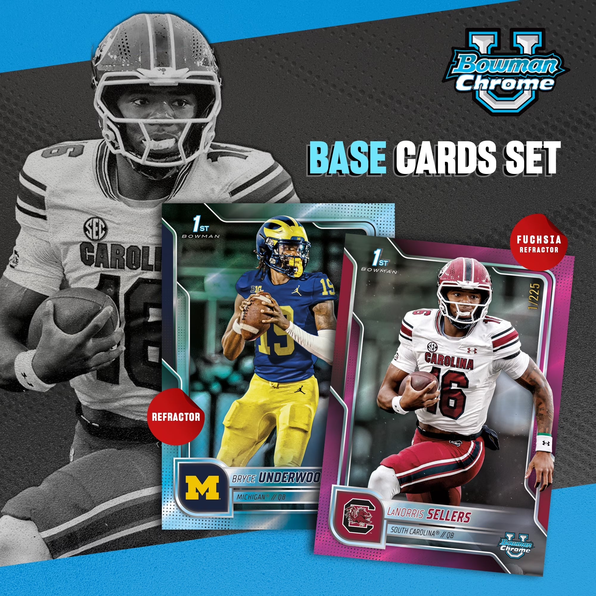 2025 University Chrome Football - Factory Sealed - Mega Box