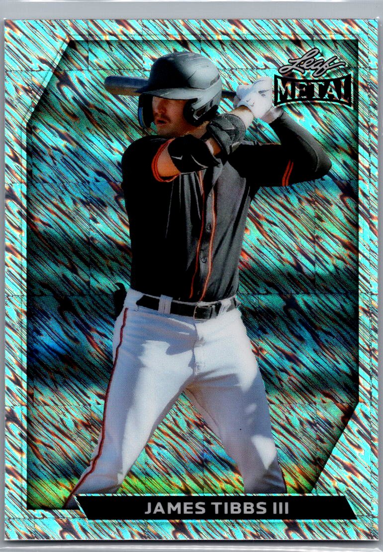 2026 Leaf Metal Baseball James Tibbs III Silver Shimmer /10