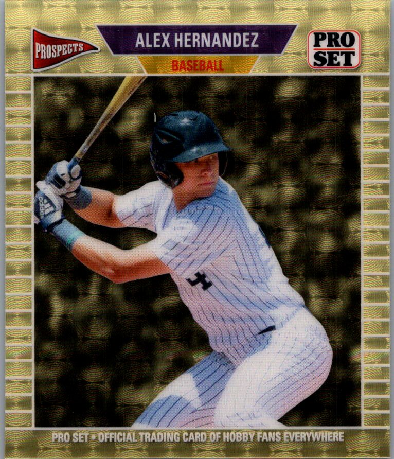 Alex Hernandez 2026 Pro Set Gold Mini 1/1 Pre Production Proof