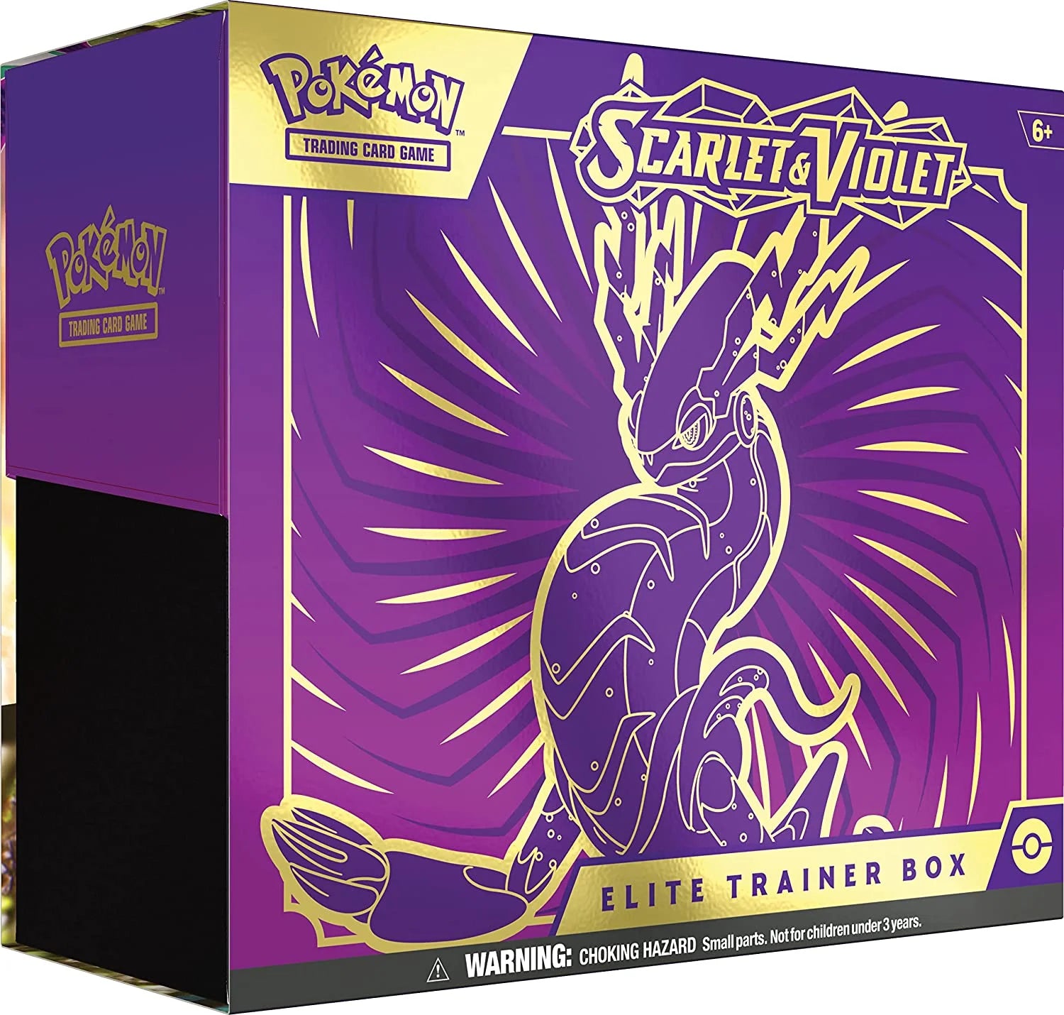 TCG Miraidon Purple Elite Trainer Box Scarlet & Violet Booster Packs
