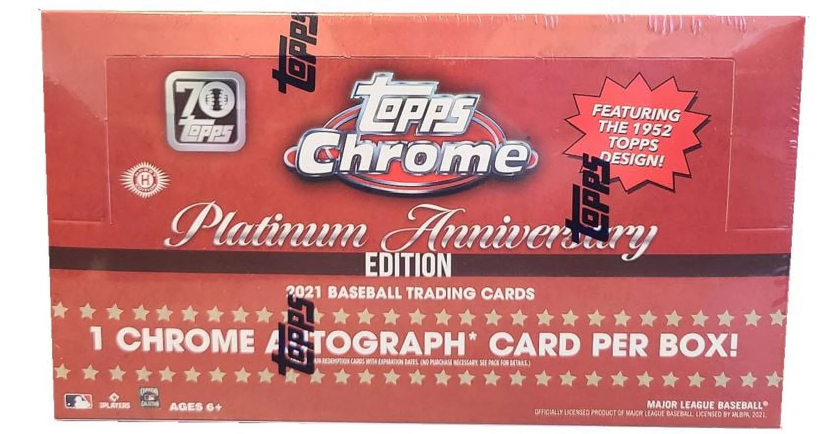 2021 Chrome Platinum Anniversary Baseball Hobby Box