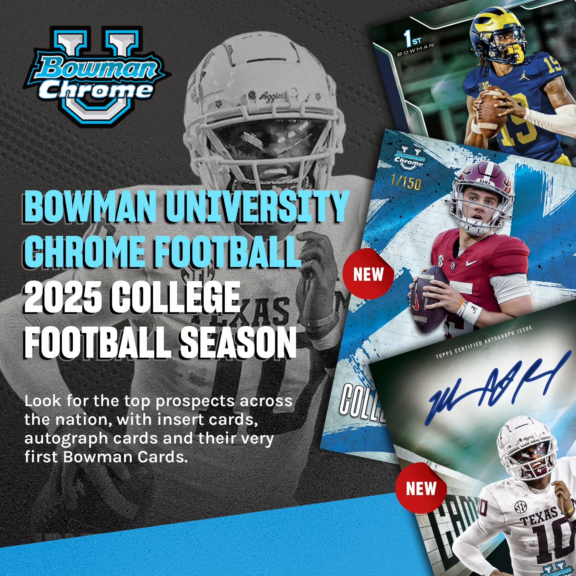 2025 University Chrome Football - Factory Sealed - Mega Box