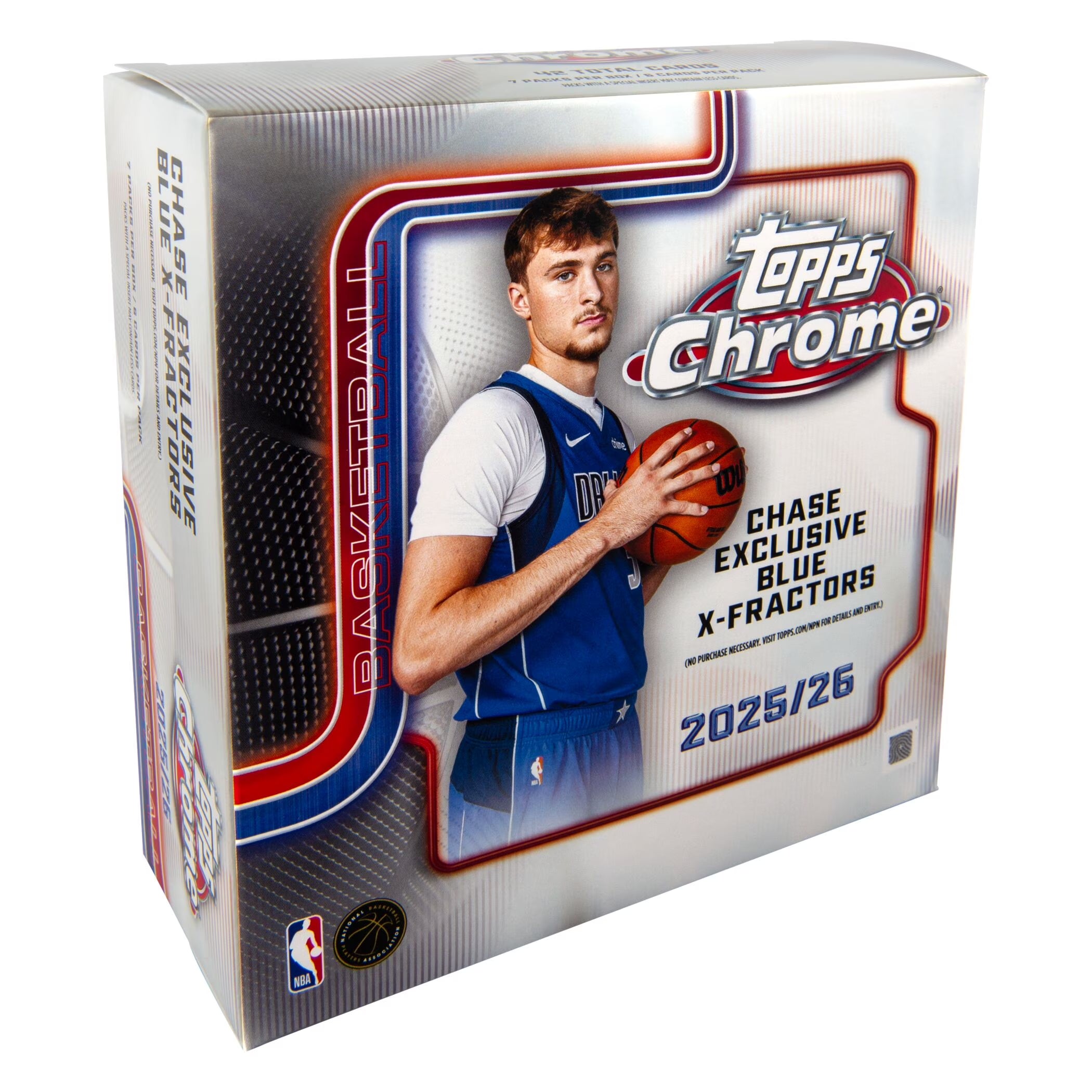 2025-26 Chrome Basketball Trading Cards Mega Box