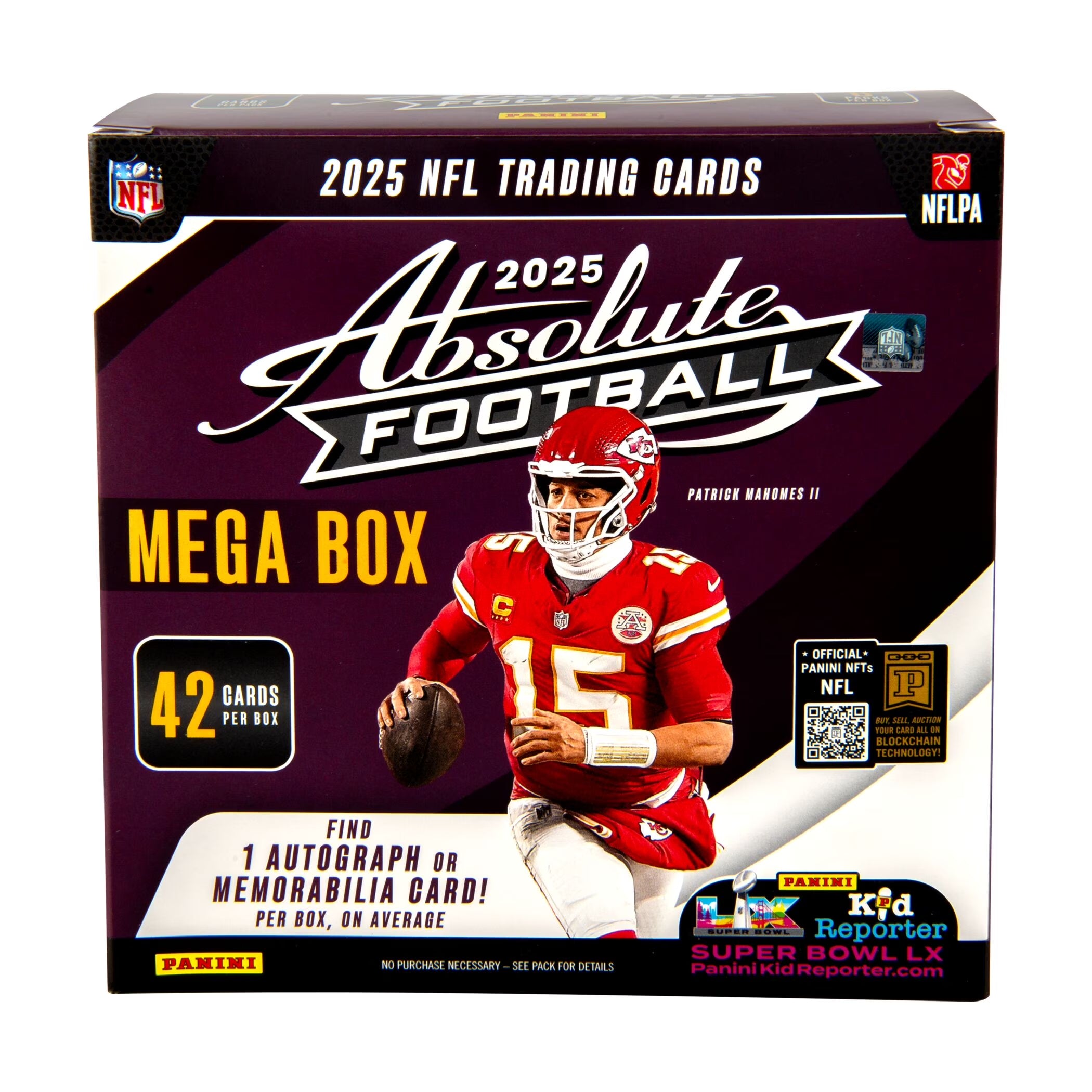 2025 Absolute Football Trading Cards Mega Box