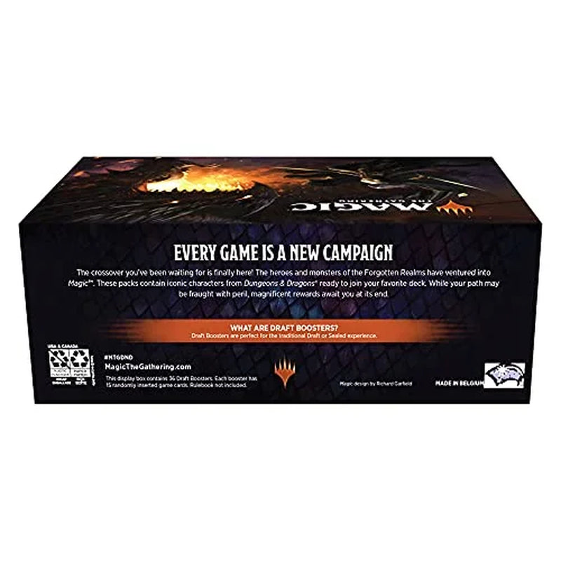 Adventures in the Forgotten Realms Draft Booster Box | 36 Packs (540 Magic Cards)