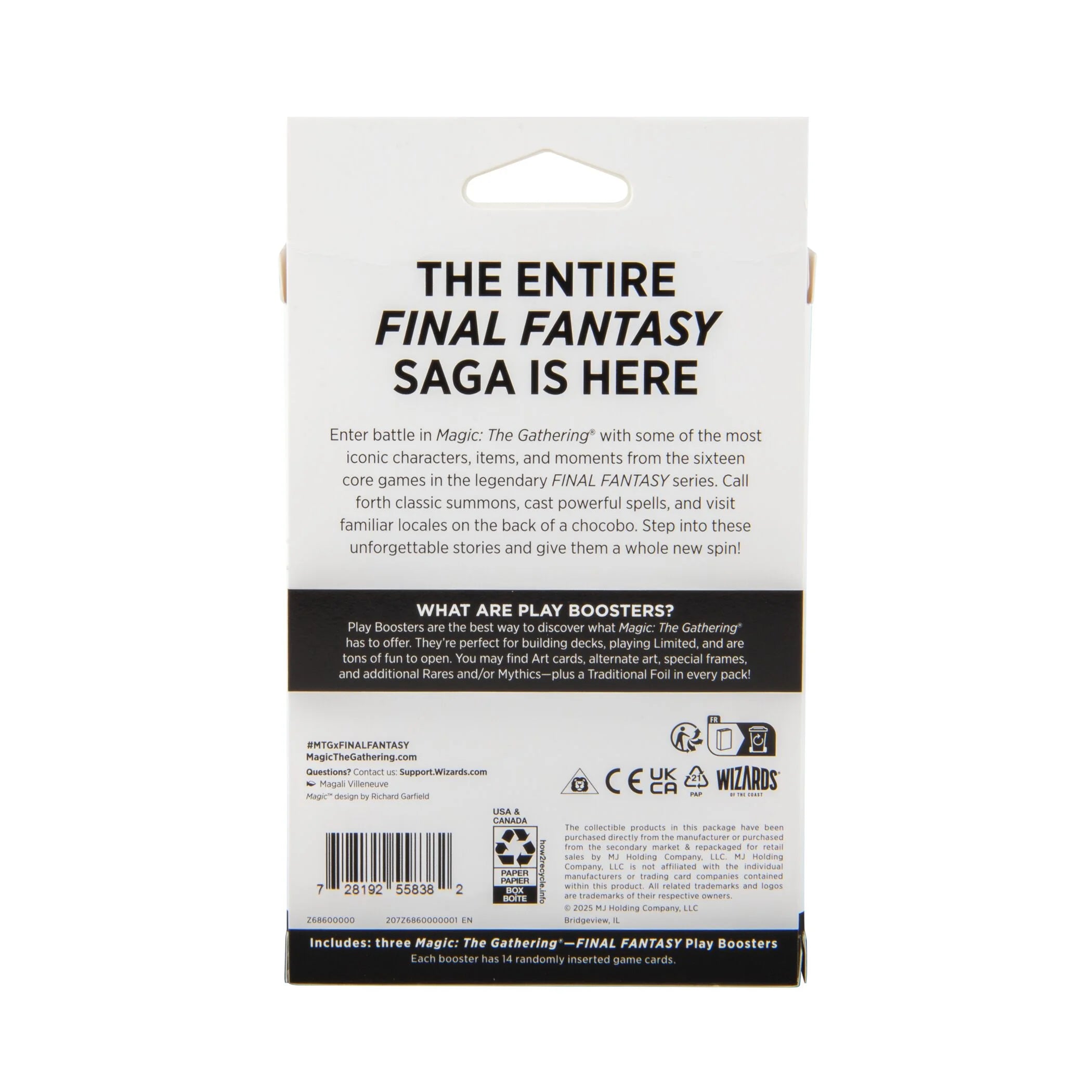 Magic the Gathering Final Fantasy Play Pack