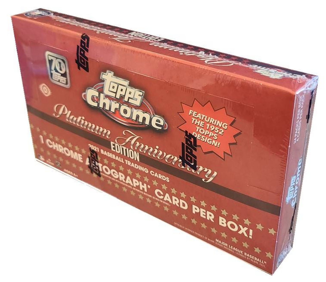 2021 Chrome Platinum Anniversary Baseball Hobby Box