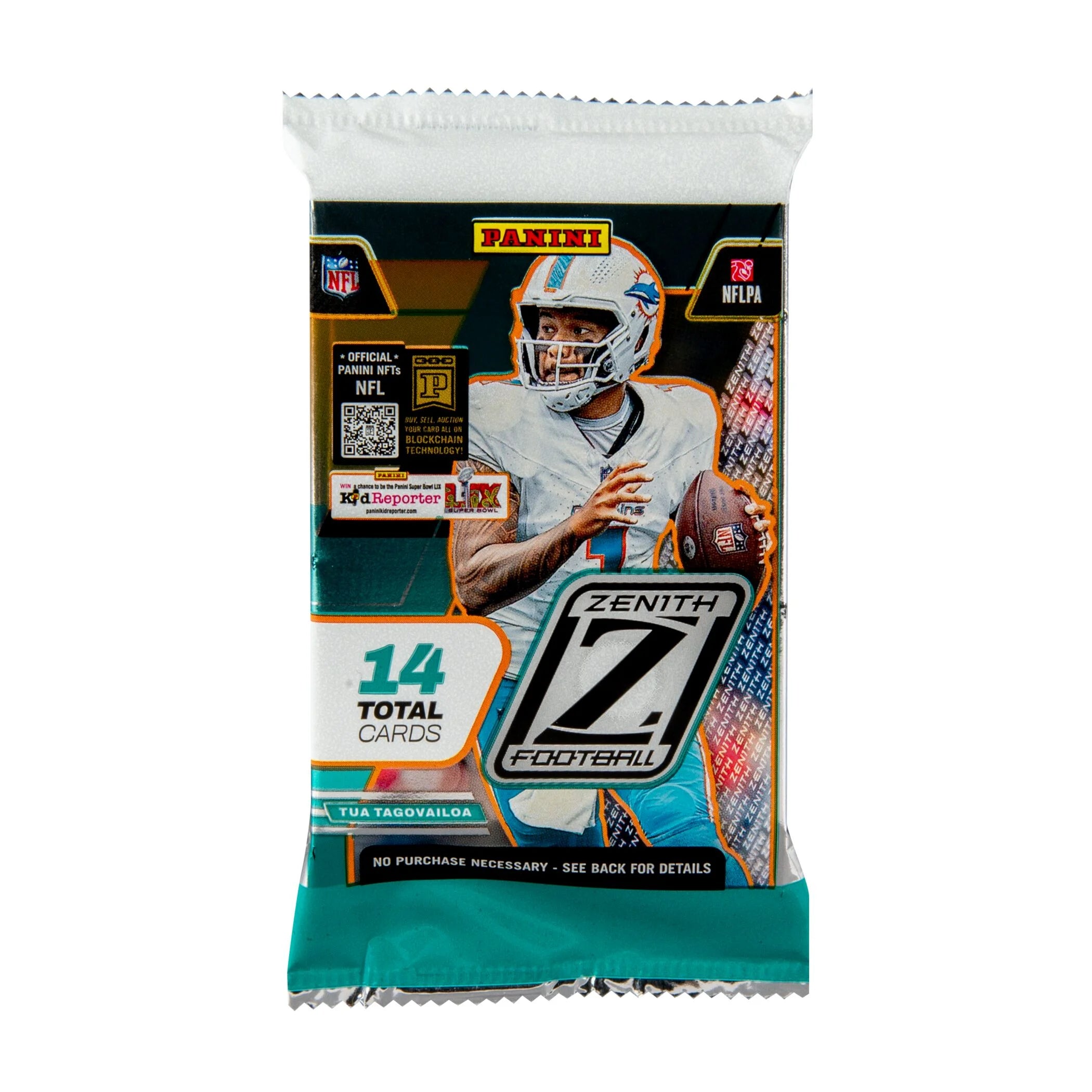 2024  Zenith Football Trading Cards Mega Box