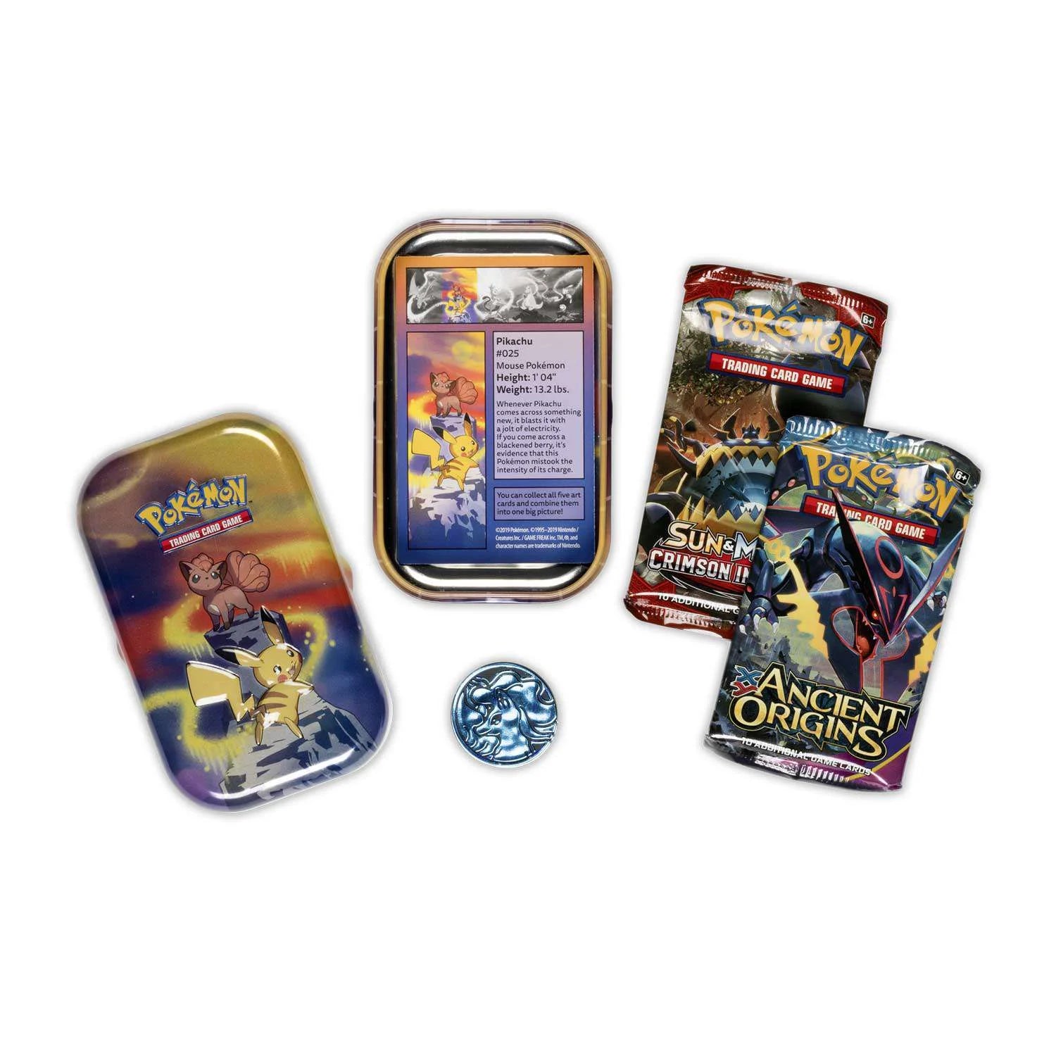 Kanto Power Pikachu & Vulpix Mini Tin Set
