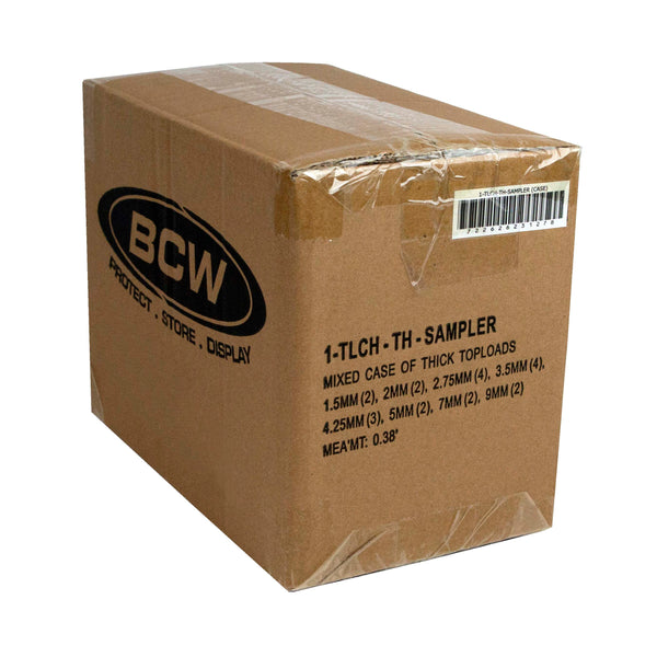 Mixed Case of Thick Card Topload Holders - BCW