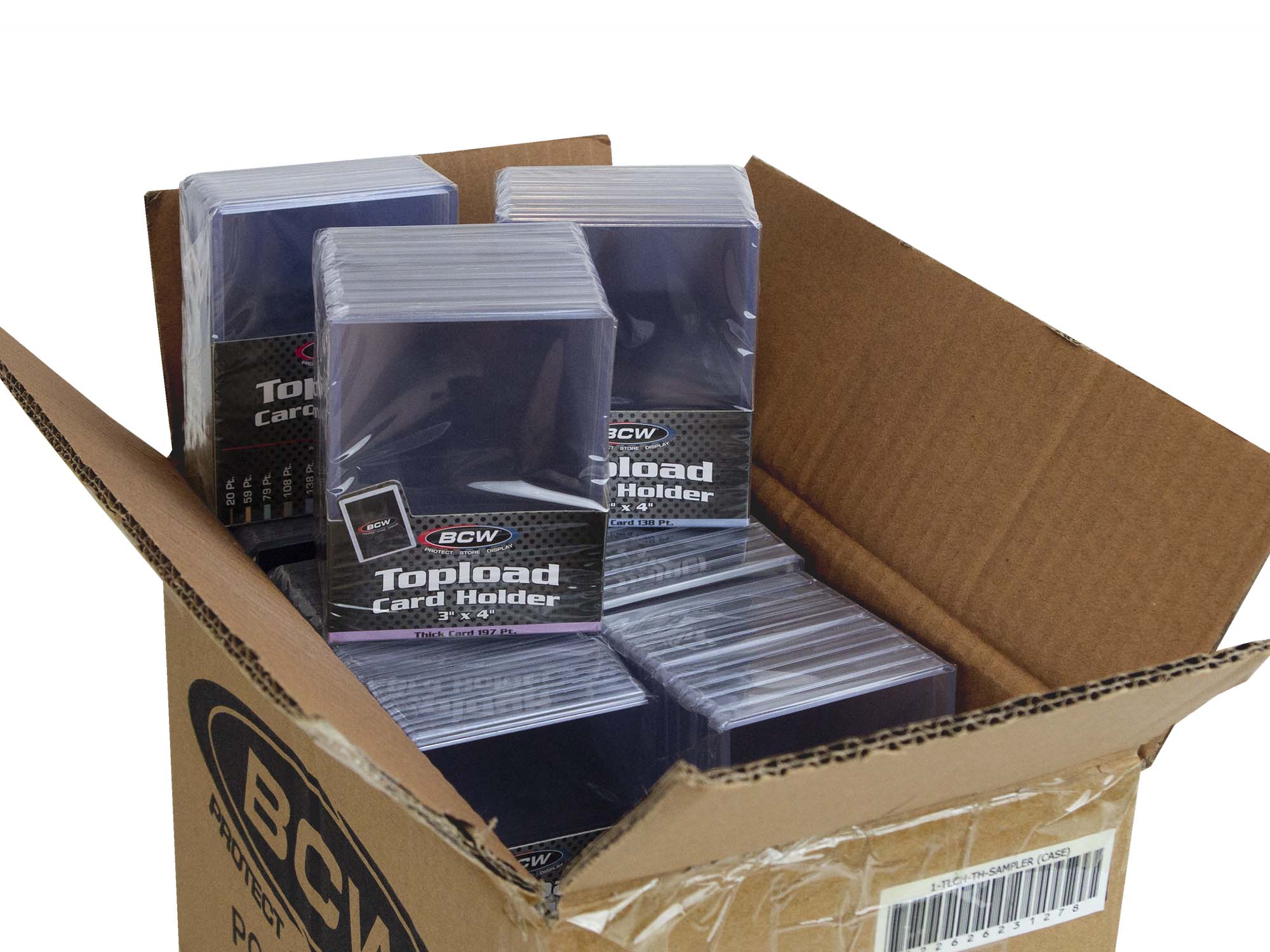 Mixed Case of Thick Card Topload Holders - BCW