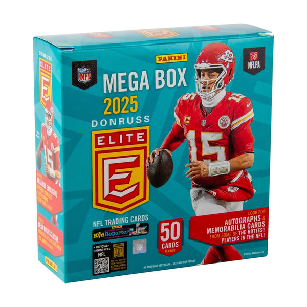 2025  Donruss Elite Football Trading Cards Mega Box