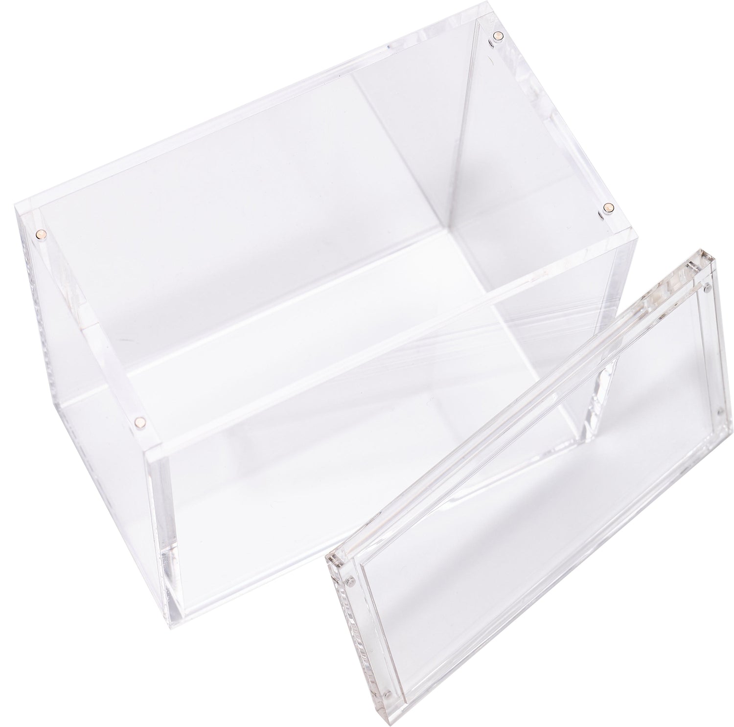 Acrylic Display Case for Pokemon Booster Box 6Mm Premium Magnetic Top Stackable