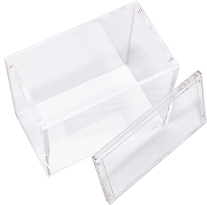 Acrylic Display Case for Pokemon Booster Box 6Mm Premium Magnetic Top Stackable