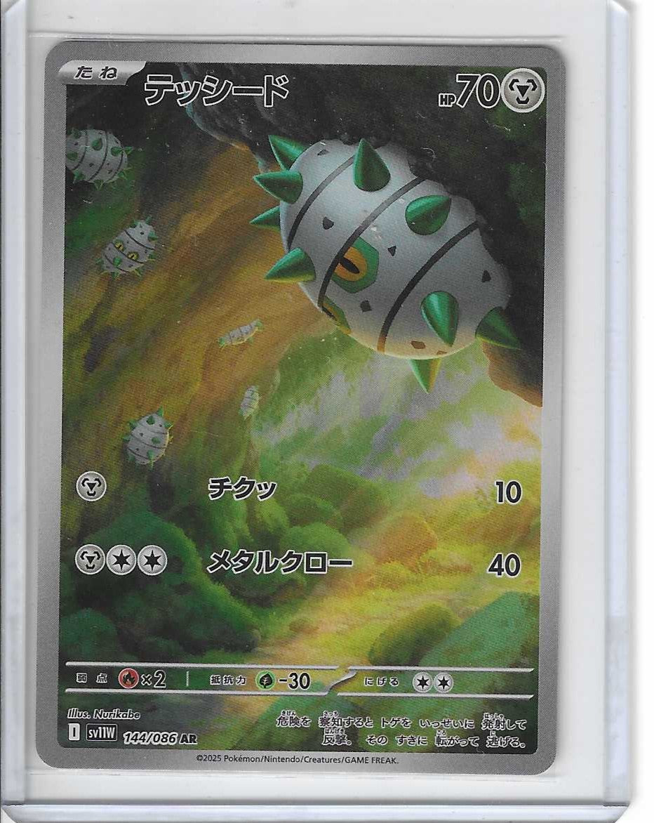 Pokémon-Karte sv11W 144/086 Ferroseed AR Scarlet &amp;amp; Violet White