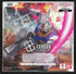 Gundam Card Game packaging with robot illustration and colorful background