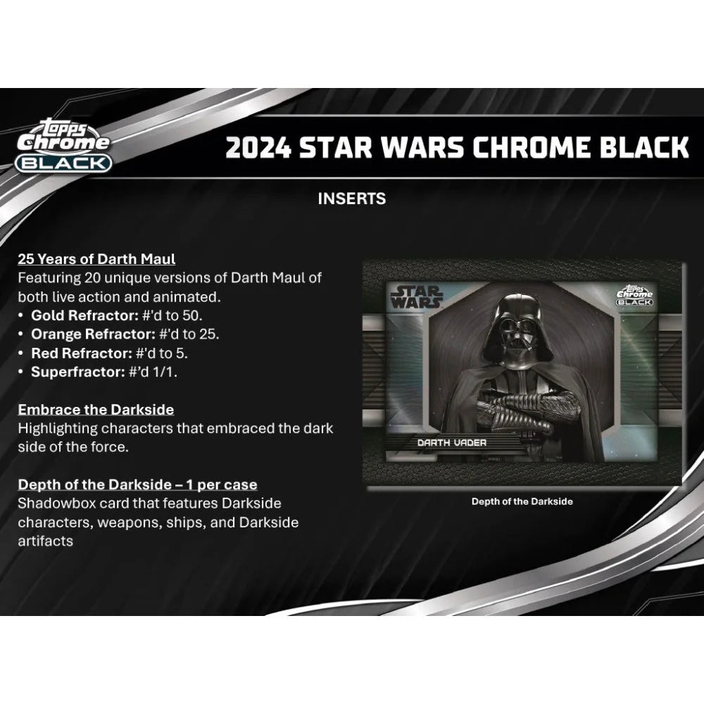 Star Wars Chrome Black Hobby Box ( 2024)