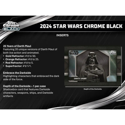 Star Wars Chrome Black Hobby Box ( 2024)