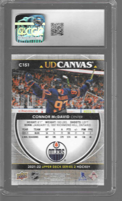 2021/22 Upper Deck Connor McDavid UD Canvas Oilers 