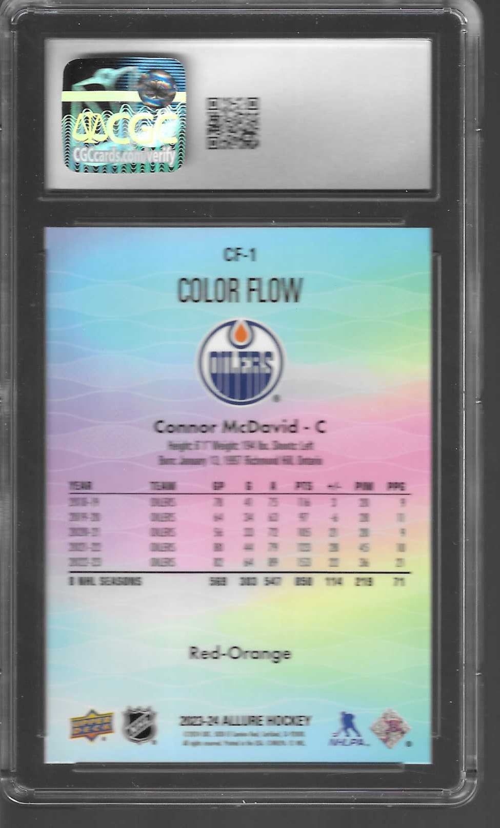 2023-24 Upper Deck Allure - Color Flow Connor McDavid 