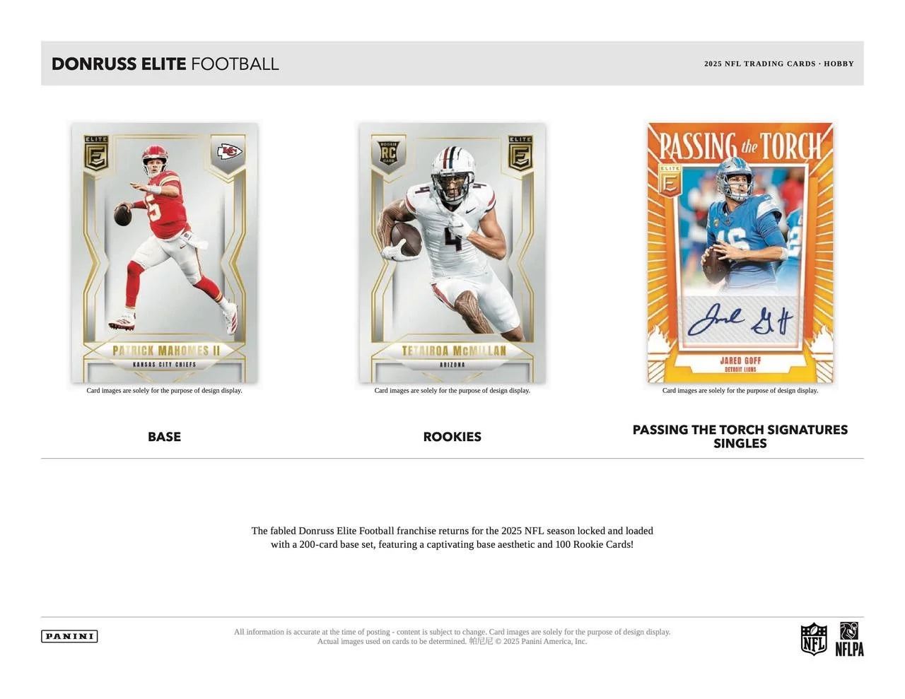 2025  Donruss Elite Football Hobby Box