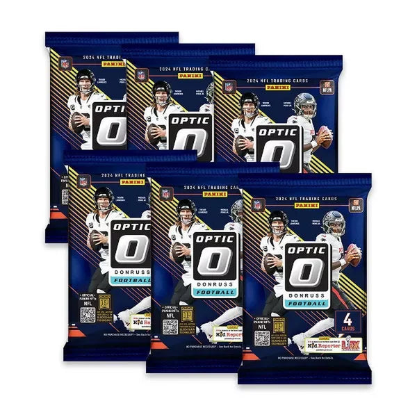 2024  Donruss Optic Football Trading Card Blaster Box - Pink Rated Rookies