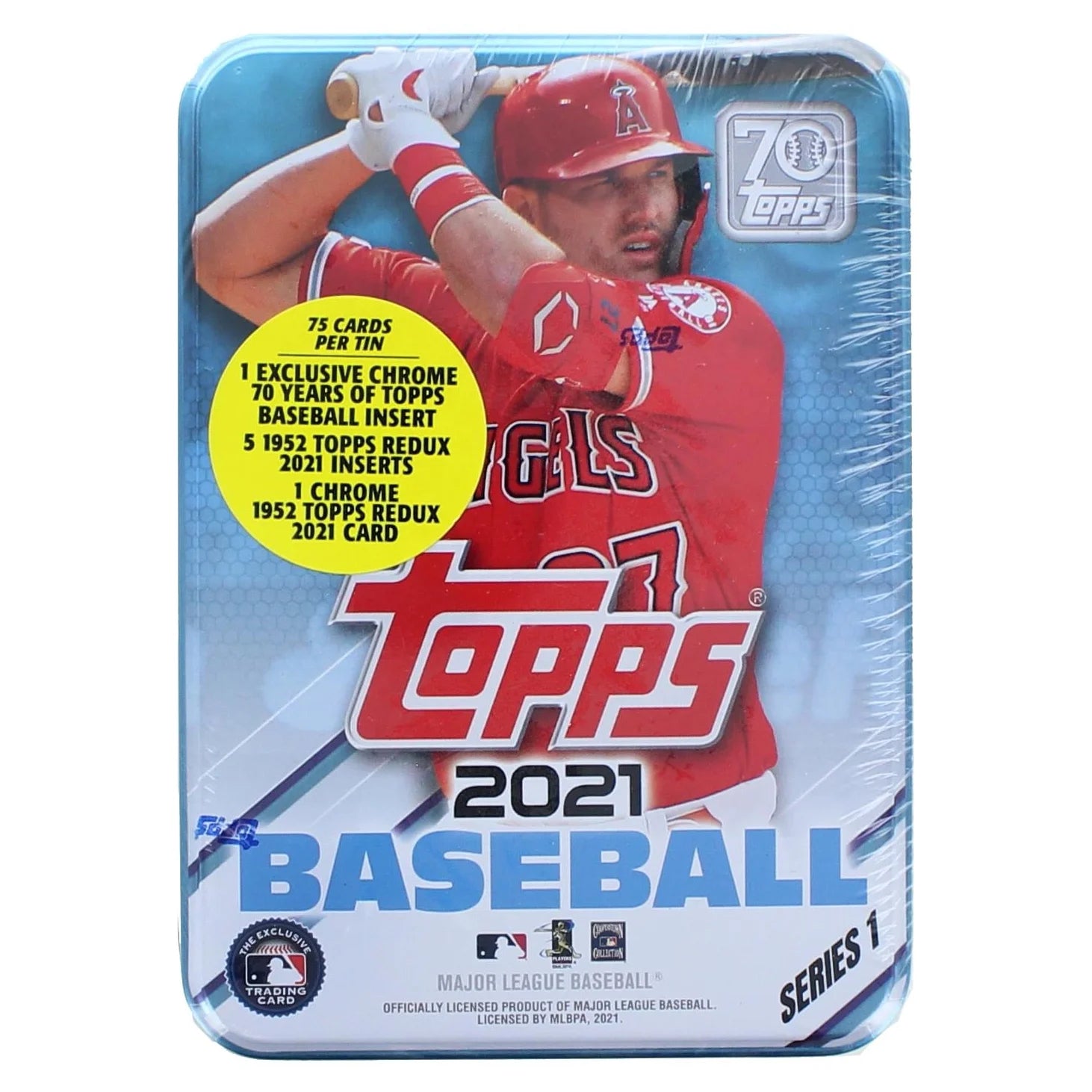 TPS-FGC004127BX-C MLB 2021  Series 1 Baseball Tin | 75 Cards