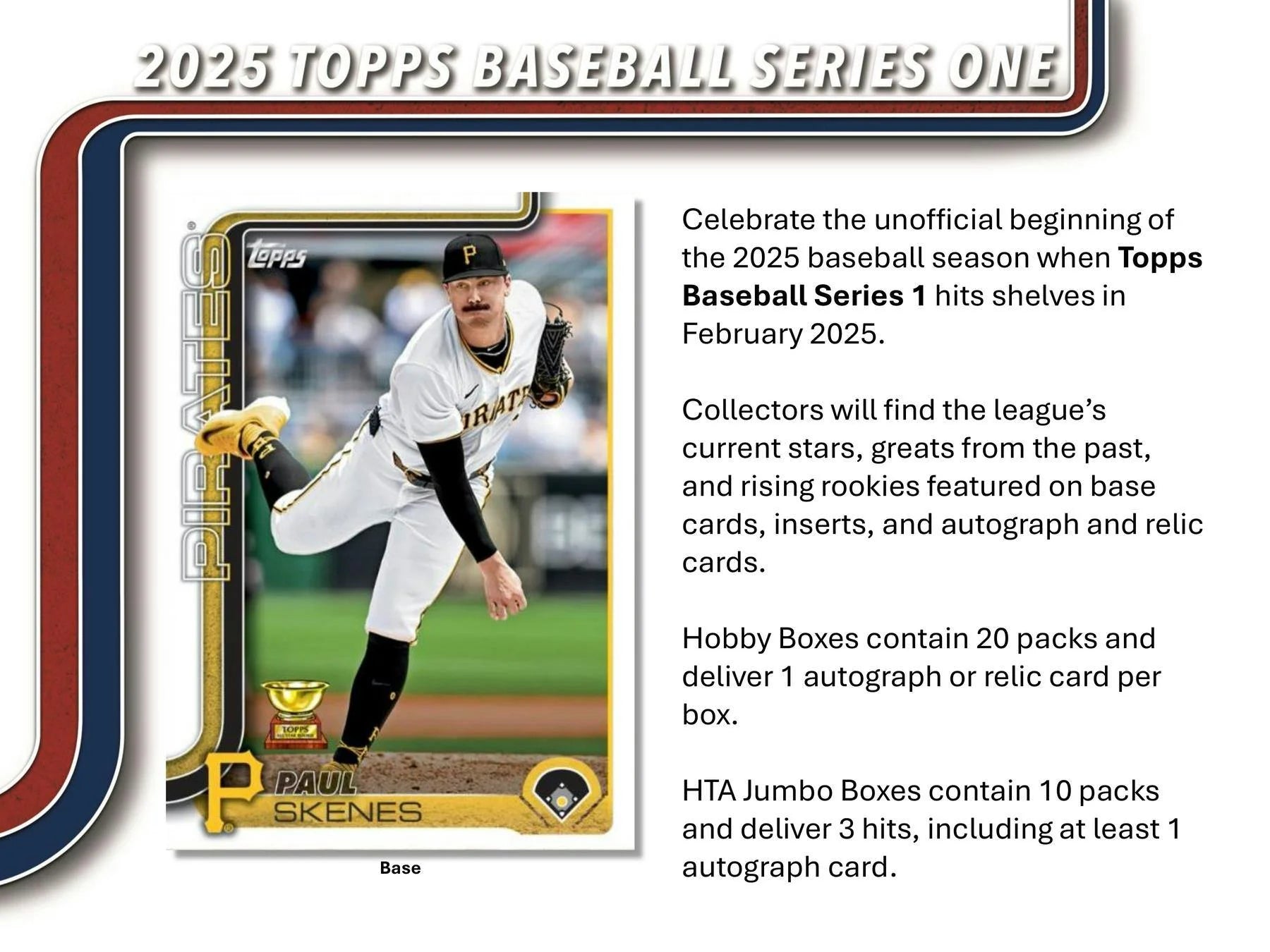 2025  Series 1 Baseball Hobby Box