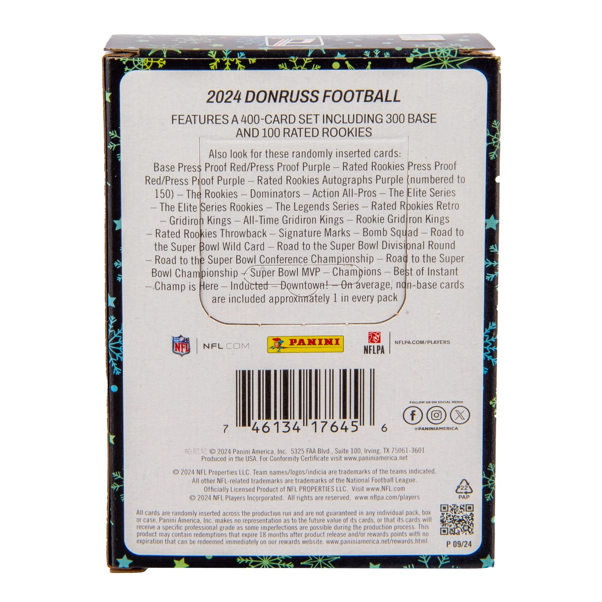 2024  Donruss Football NFL Football Trading Cards Tin