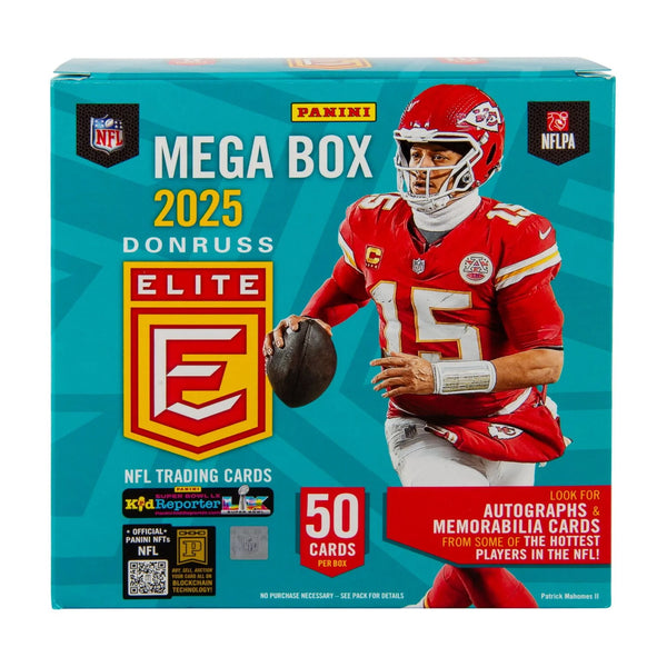 2025  Donruss Elite Football Trading Cards Mega Box
