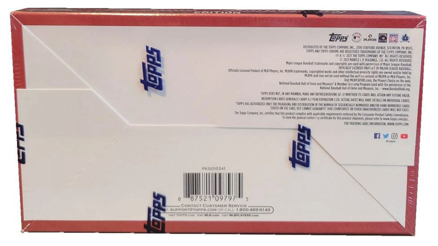 2021  Chrome Platinum Anniversary Baseball Hobby Box