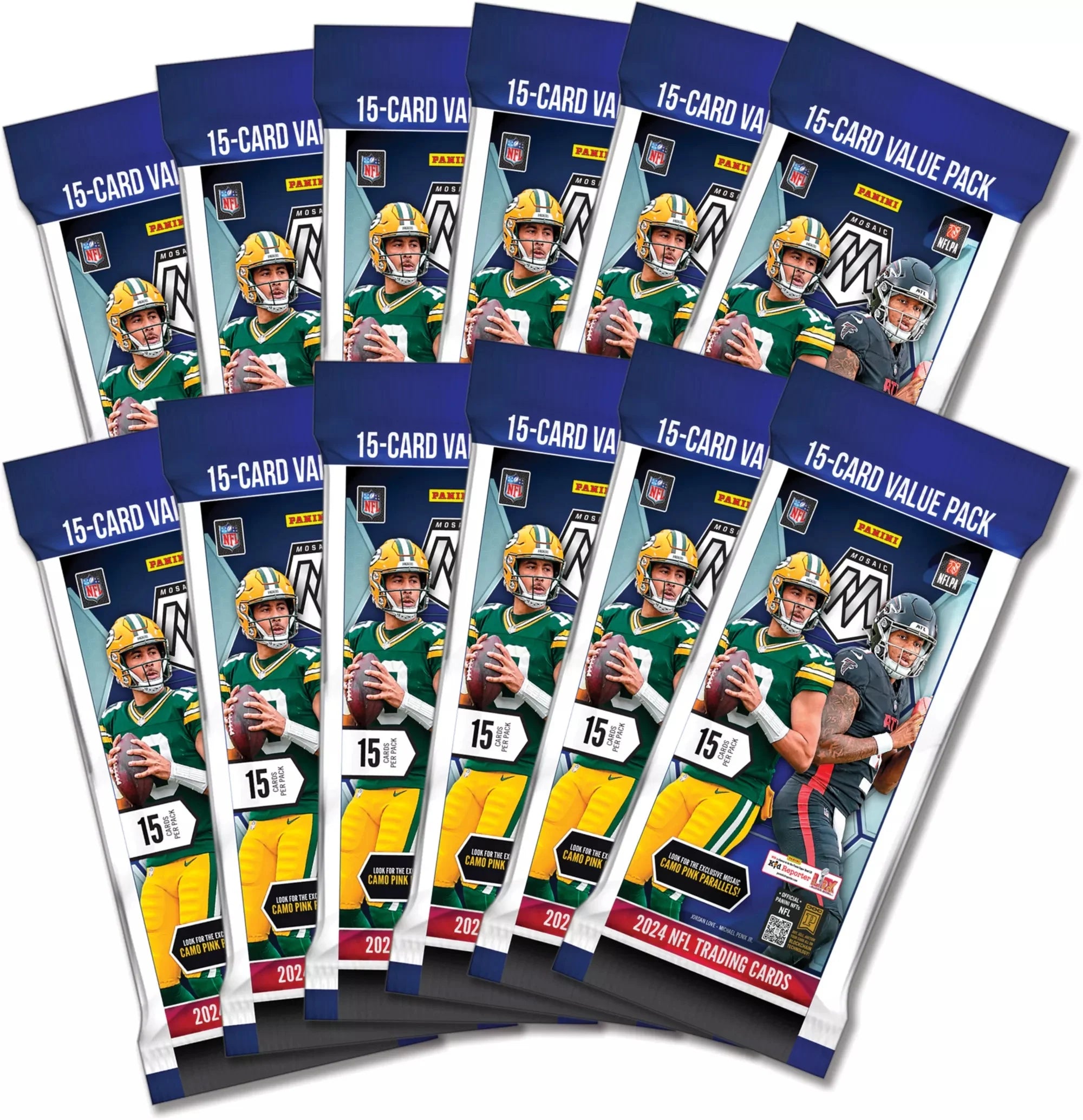 2024  Mosaic Football Factory Sealed Cello Fat Pack Value Box
