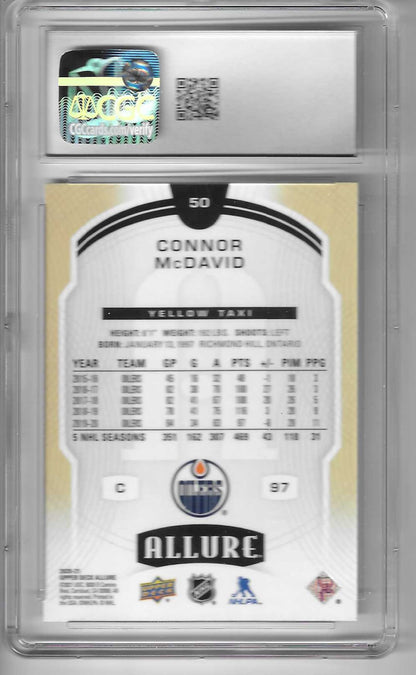 Taxi giallo Connor McDavid UD Allure 2020 