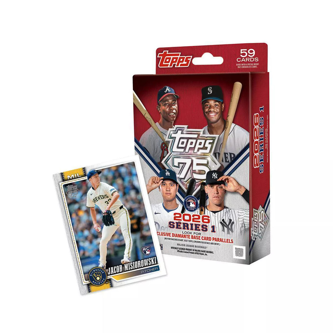 2026 Topps MLB Series 1 Baseball Trading Card Hanger Box
