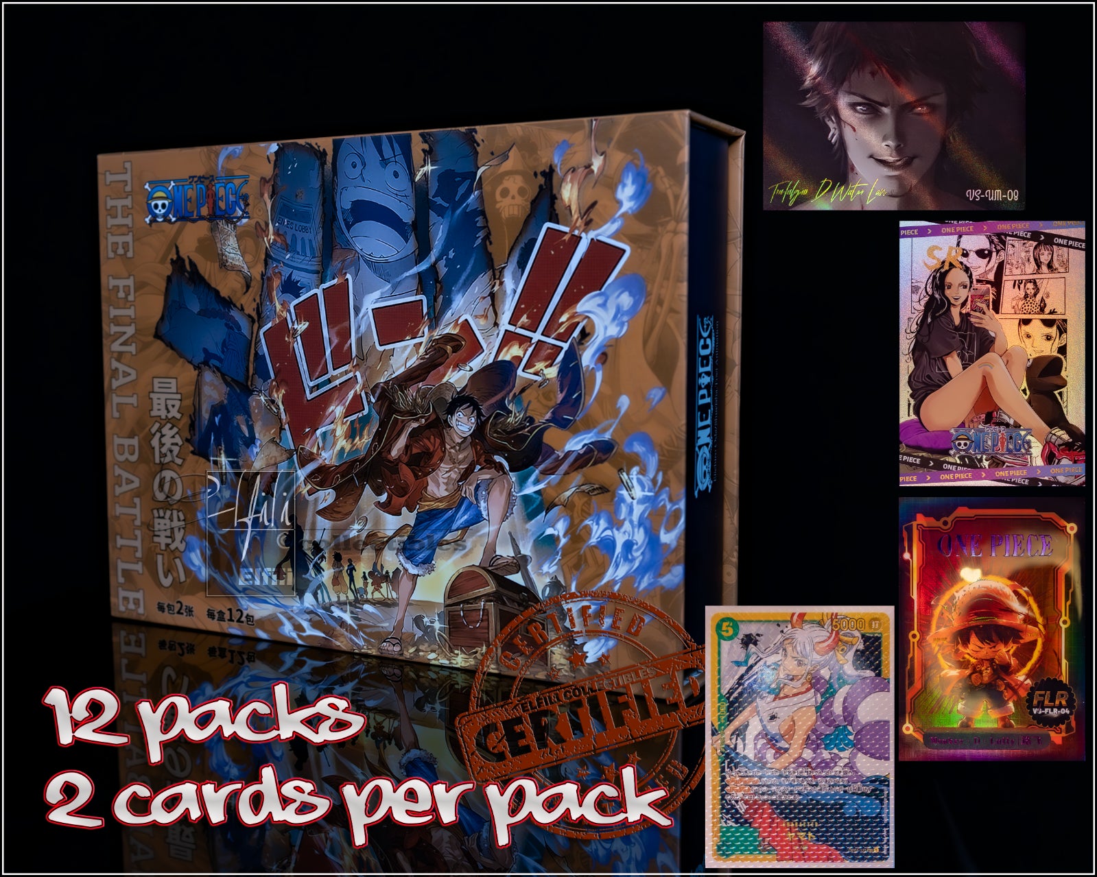 Brand New, Sealed! One Piece the Final Battle Premium CCG Anime Booster Box - US
