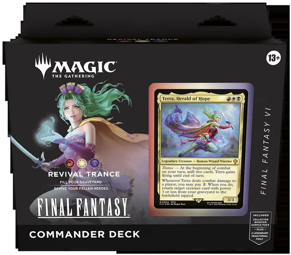 Magic: the Gathering Trading Card Games Final Fantasy Commander Deck Rival Trance