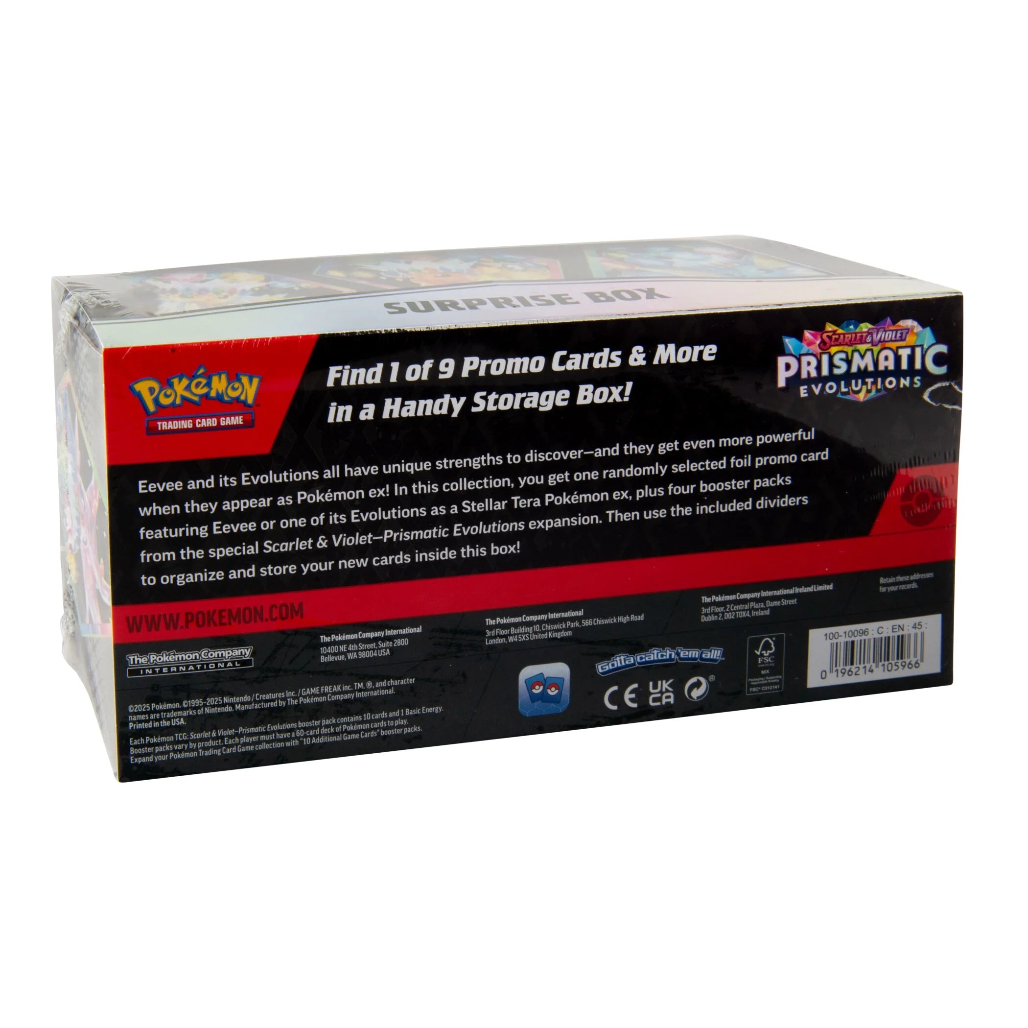 Trading Card Games Scarlett & Violet 8.5 Prismatic Evolutions Surprise Box