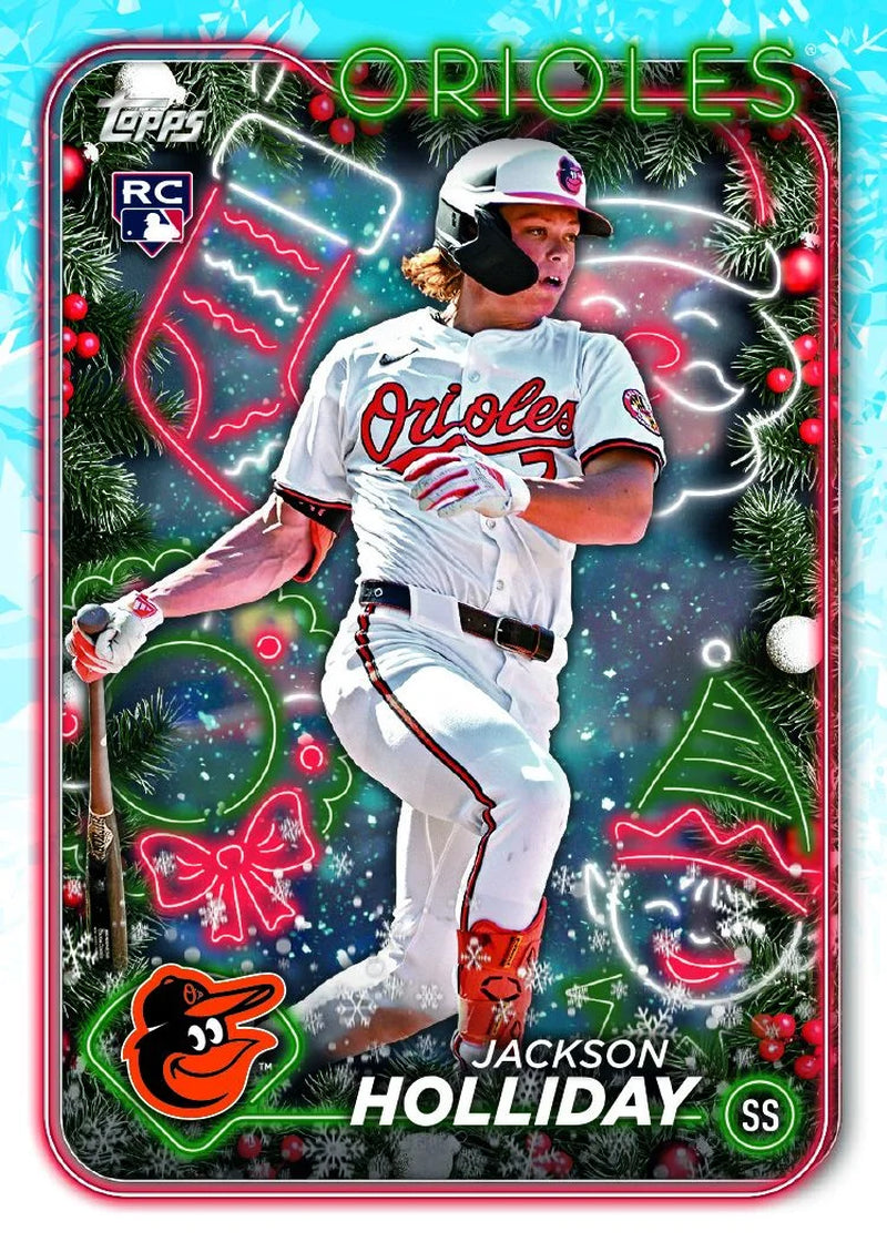 2024  Baseball Holiday Trading Cards Mega Box