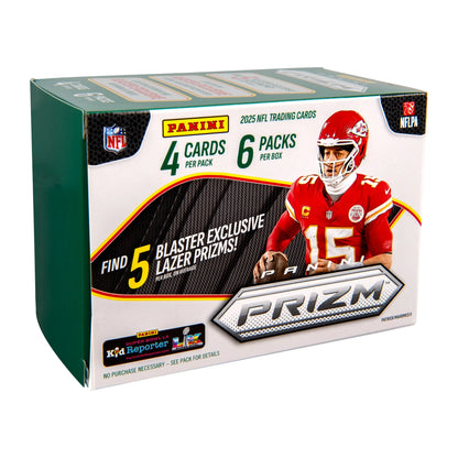 2025  Prizm Football Trading Cards Blaster Box