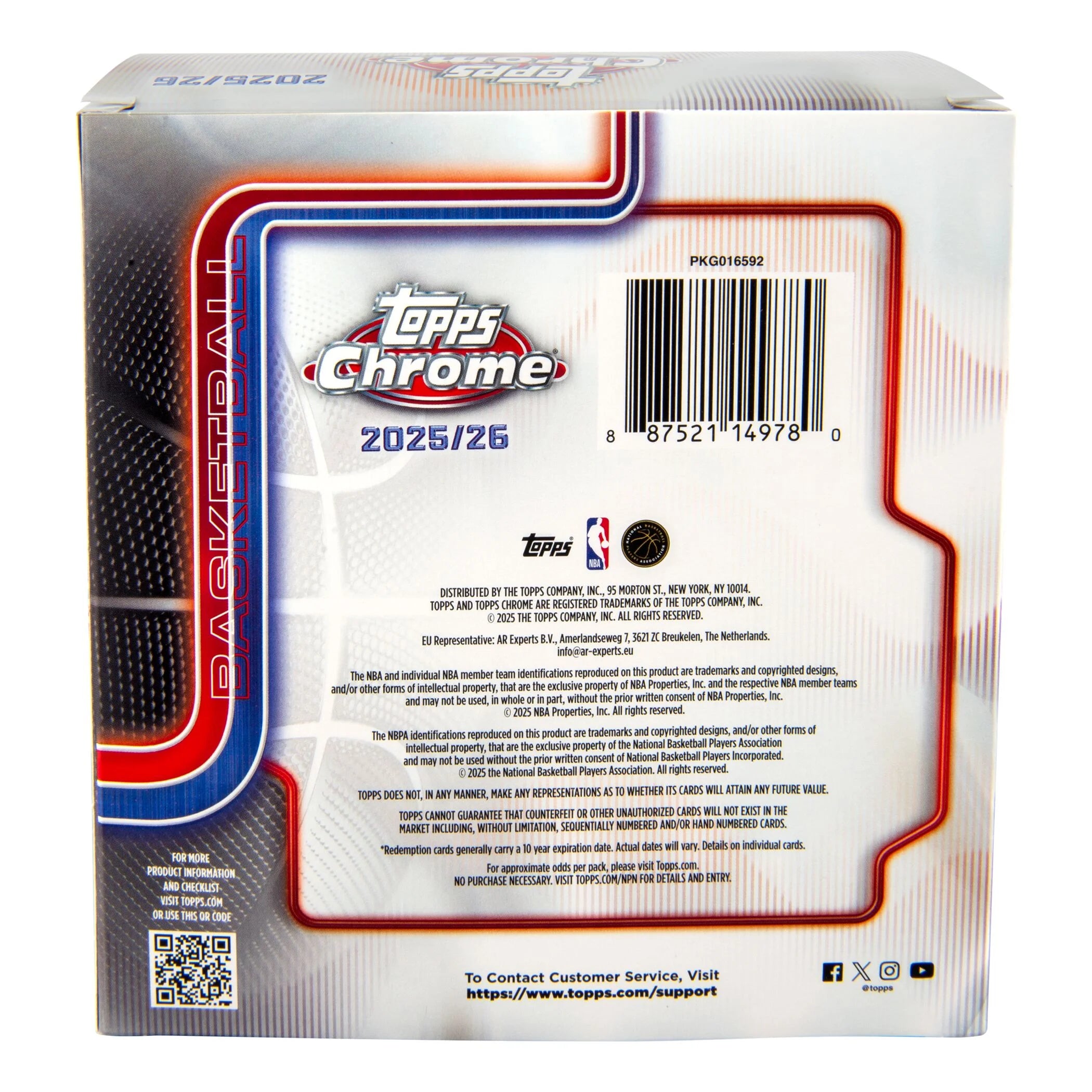 2025-26  Chrome Basketball Trading Cards Mega Box