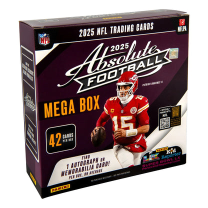 2025  Absolute Football Trading Cards Mega Box