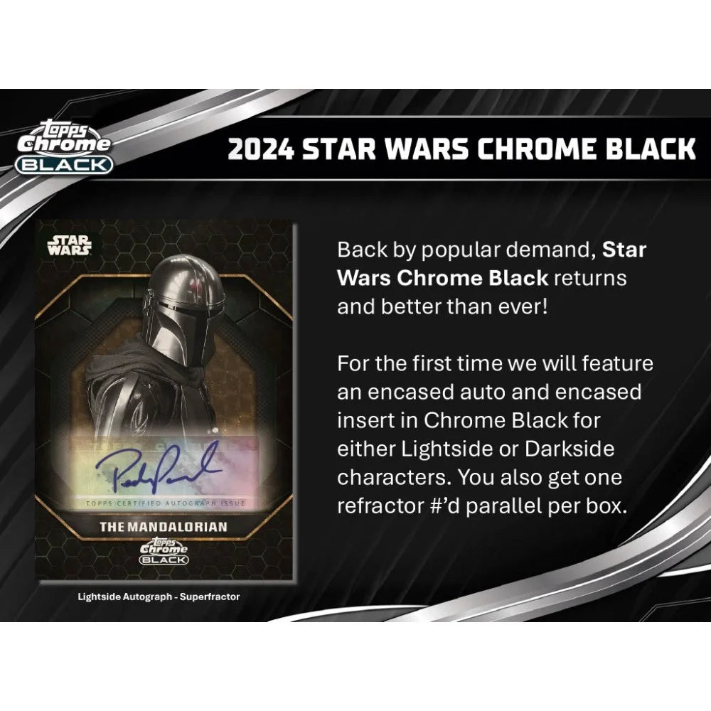 Star Wars Chrome Black Hobby Box ( 2024)